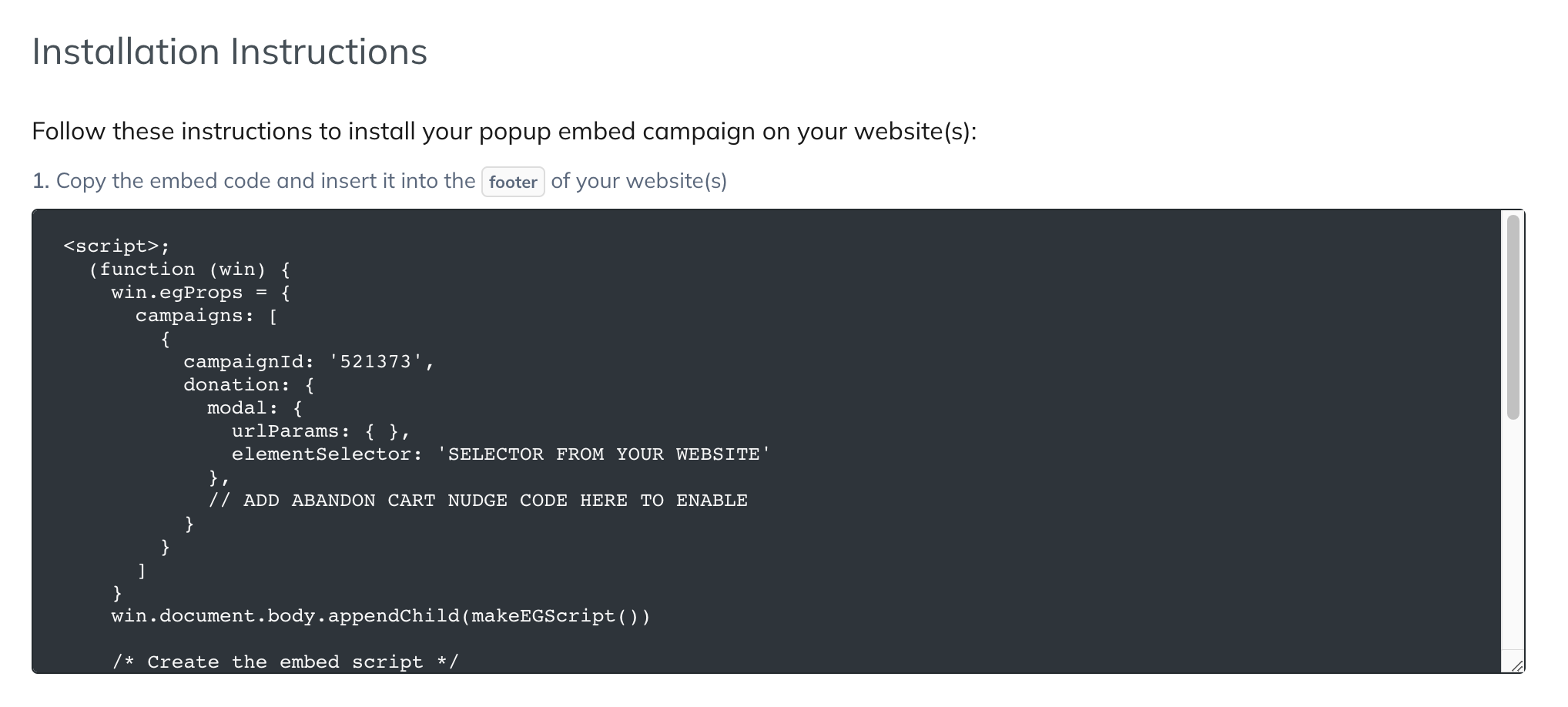 embed-a-popup-donation-form