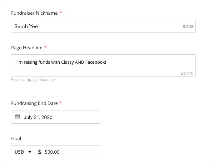 Create A Facebook Fundraising Page